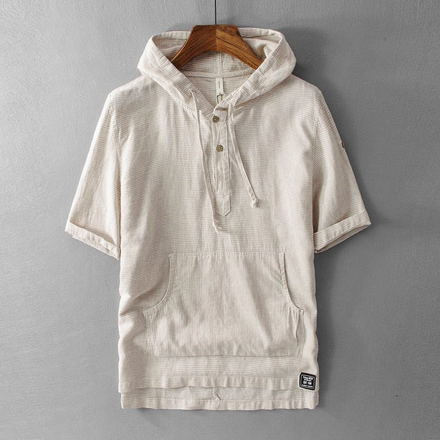 Harding Hooded Linen Shirt