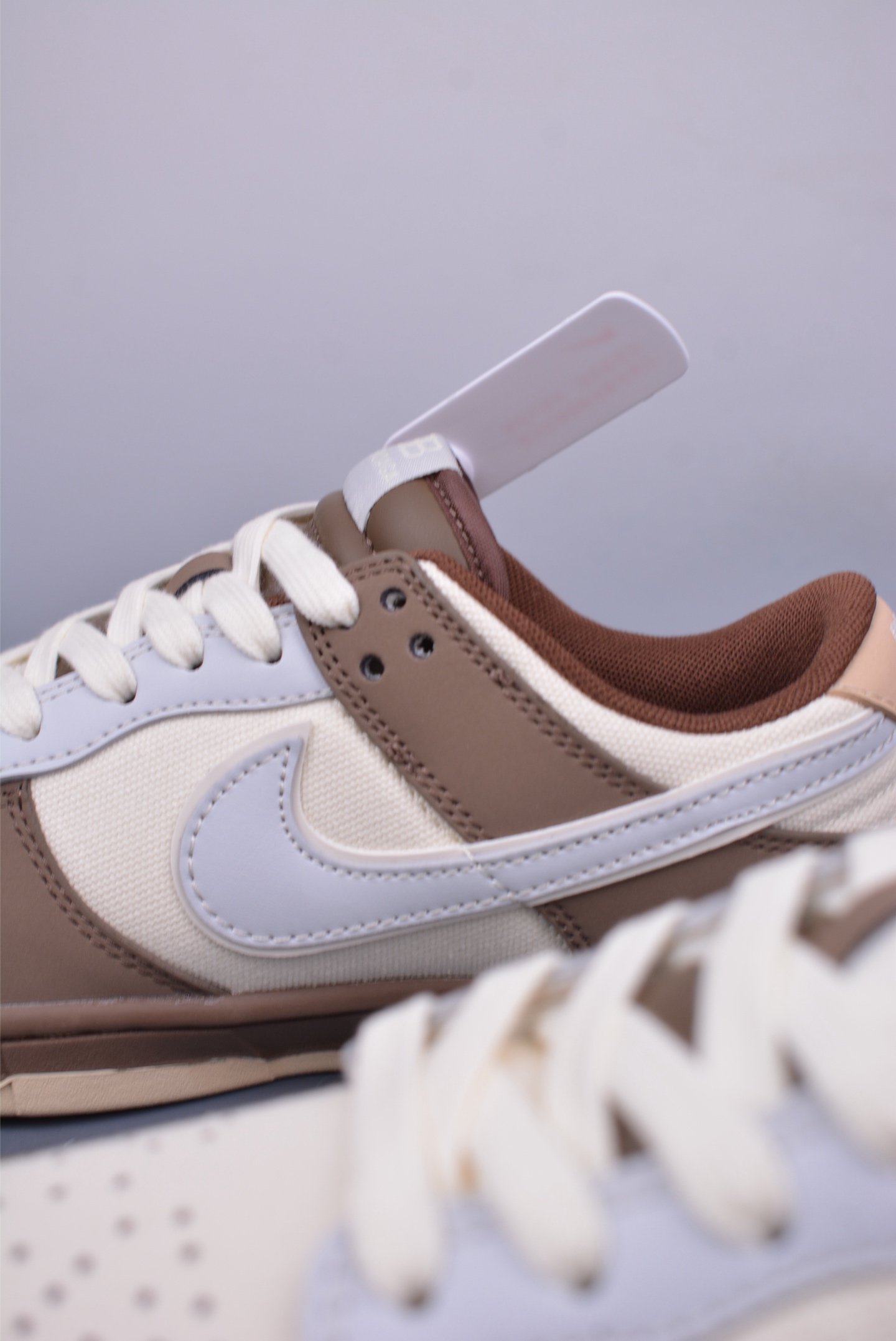 Balenciaga x Nike SB Dunk Low sneakers Coffee White XD1588-201