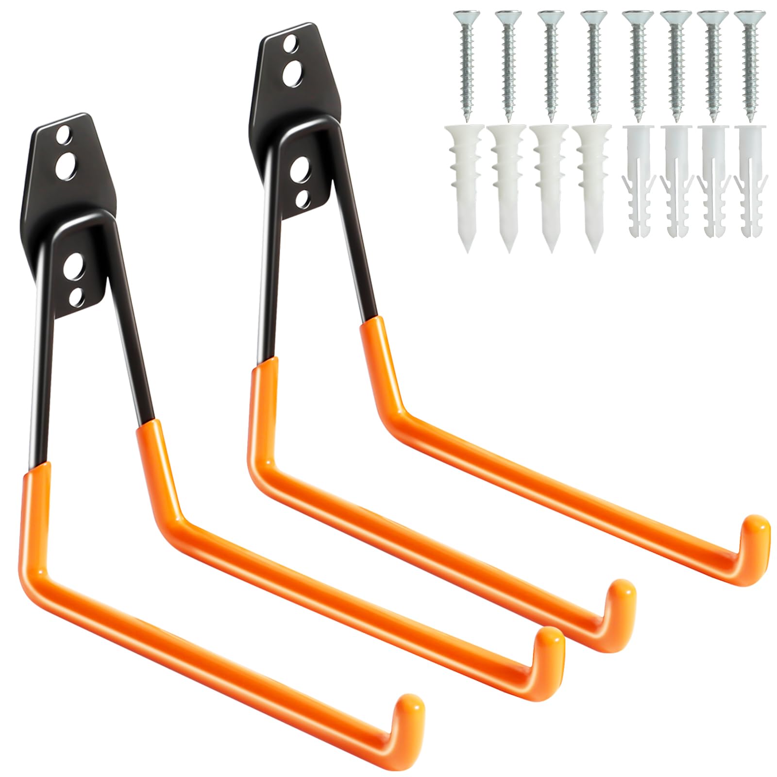 2 Pack Heavy Duty Garage Storage Hooks – Strong, Sturdy & Built to Last! 🔩💪