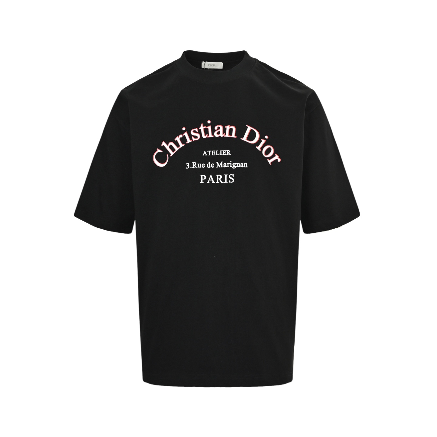 Dior 25ss lettering print short-sleeve