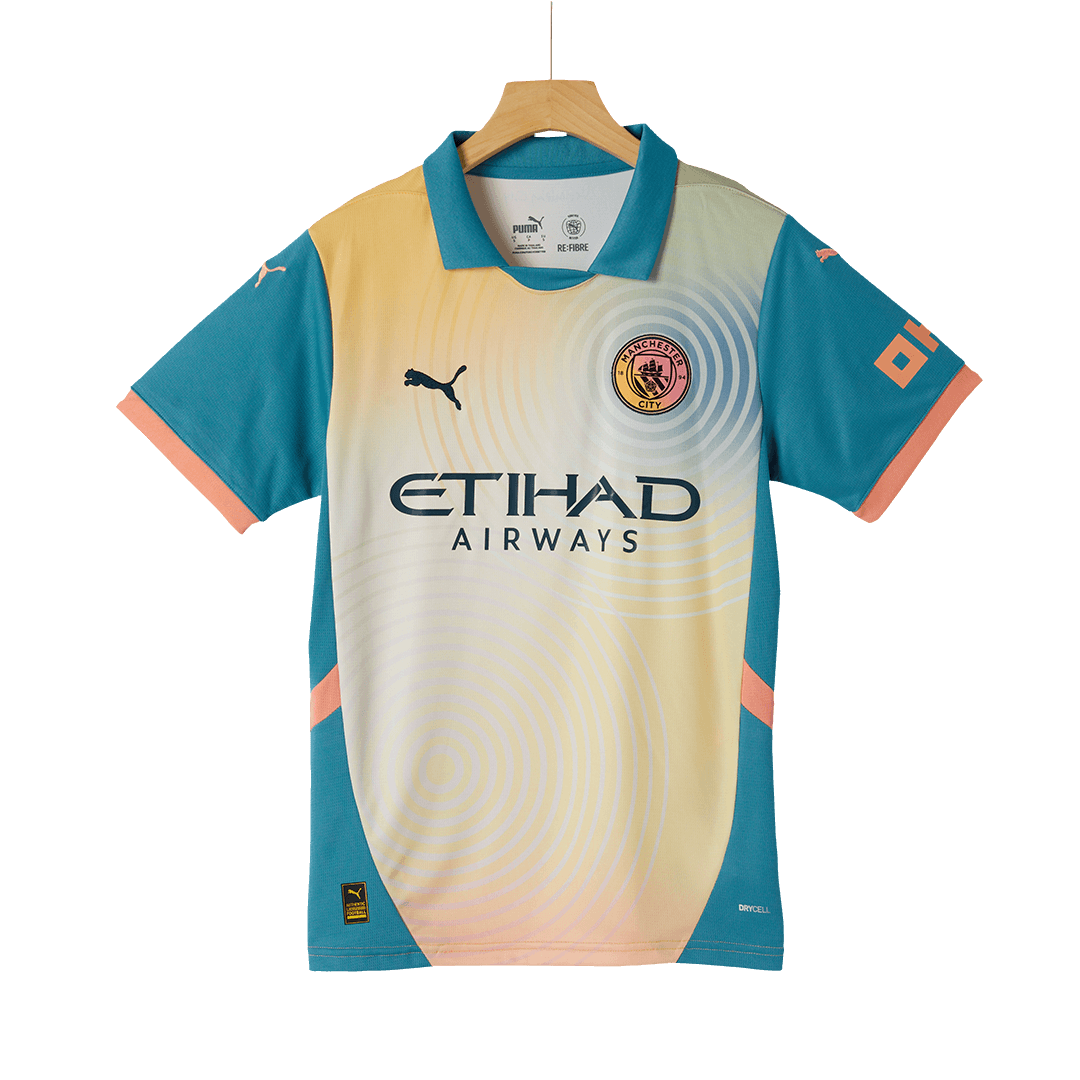 Manchester City Football Jersey Fourth Away Custom Shirt 