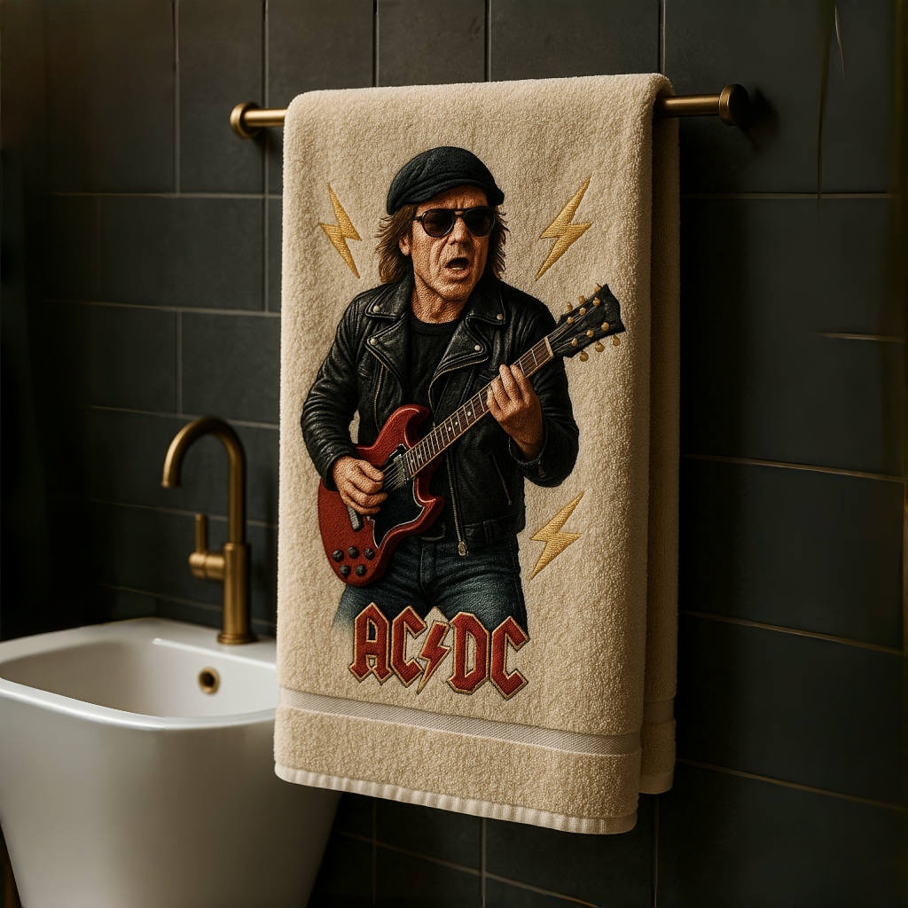 AC/DC Rock Band Towel