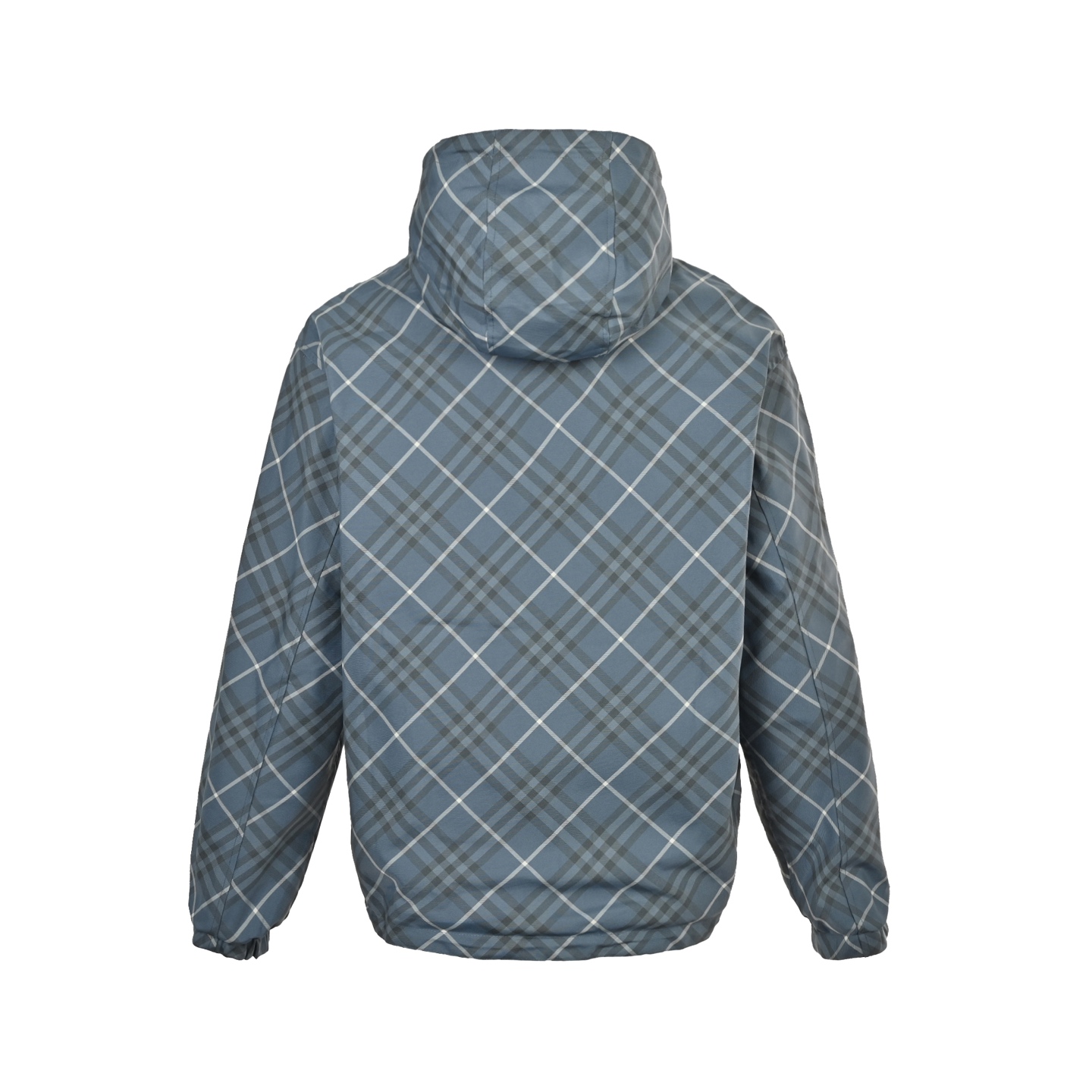 Burberry 25Fw reversible jacket with diamond check and horse embroidery