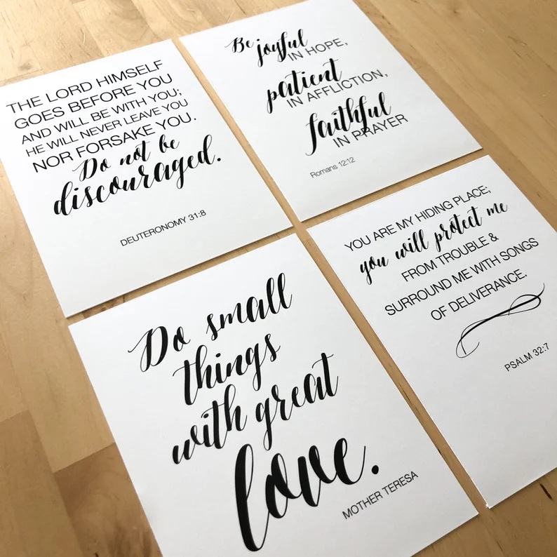 Bible Cards | Inspirational Decorations to Brighten the Soul