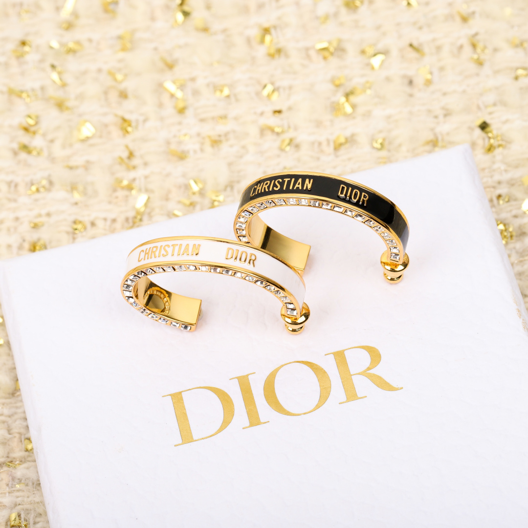 Dior diamond earrings