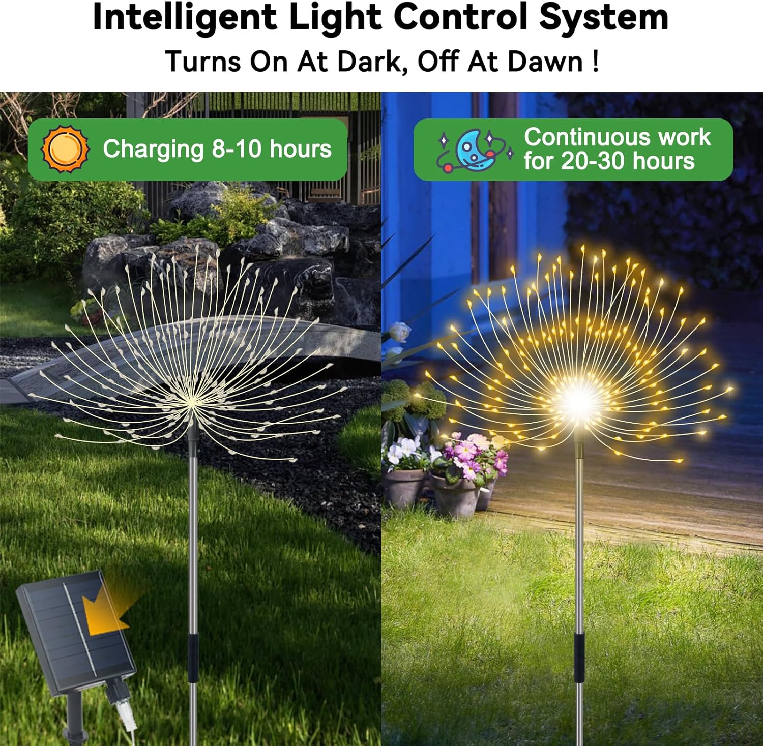 🔥ON SALE 59% OFF🔥Waterproof Solar Garden Fireworks Lamp