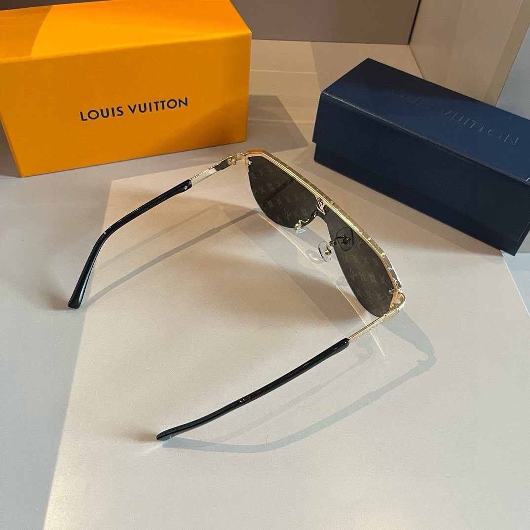 Louis Vuitton half-rim sunglasses