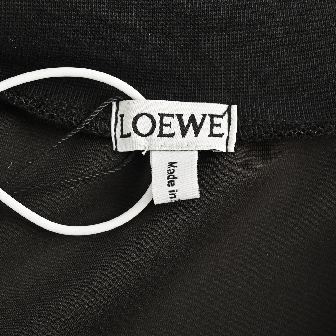 Loewe 24Fw embroidered logo side webbing jacket