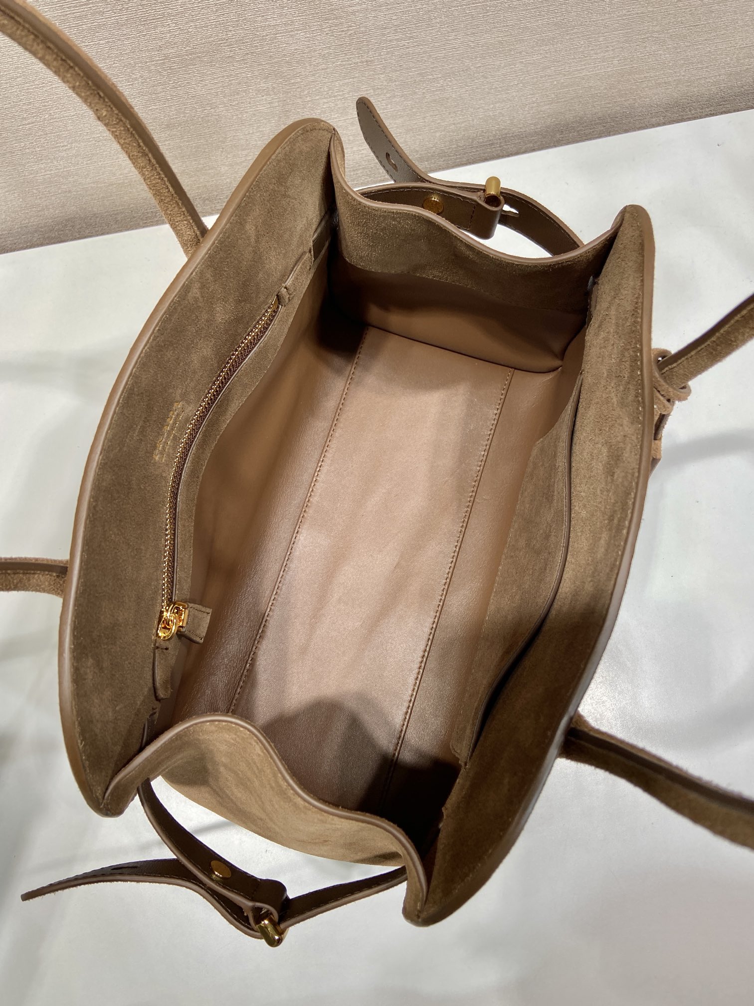 Prada Suede Tote Bag 1BG538