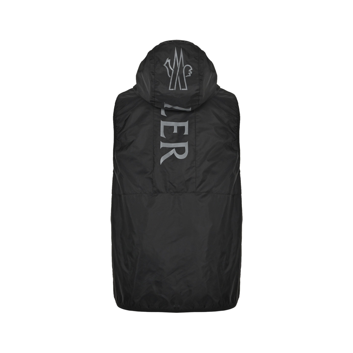 Moncler 25SS reflective print hooded vest