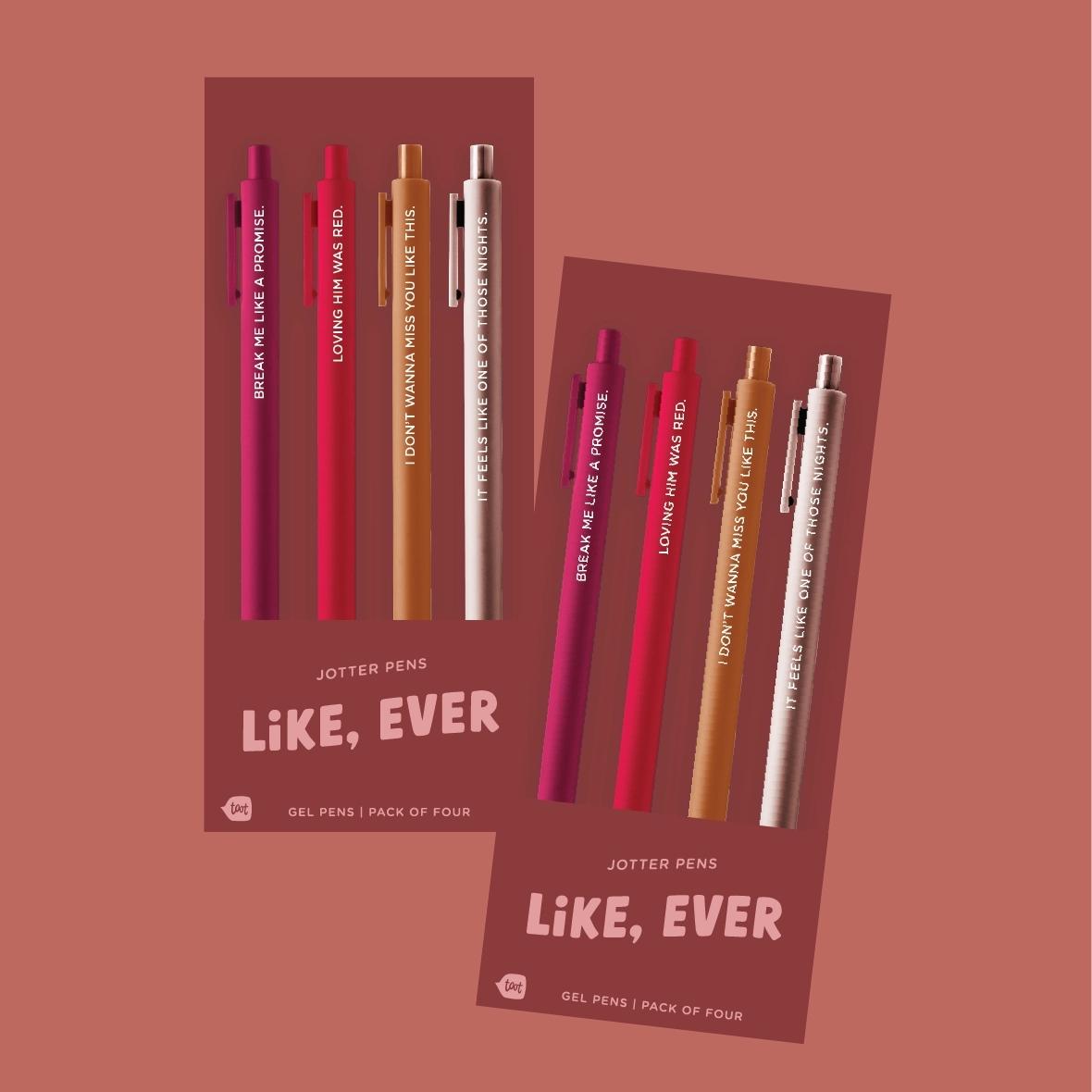 Jotter gel pens (taylor's version)