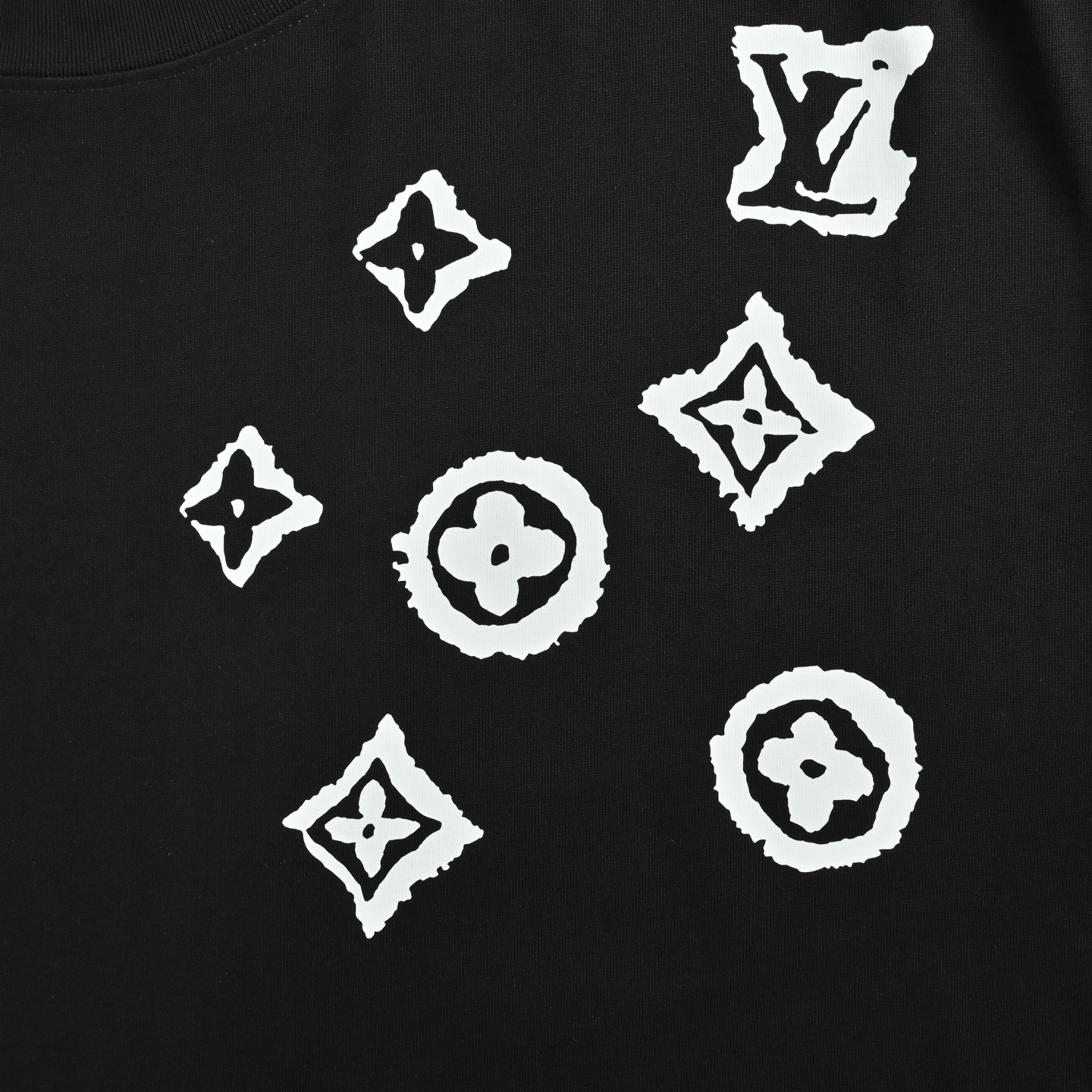 Louis Vuitton 25ss monogram graffiti short sleeve