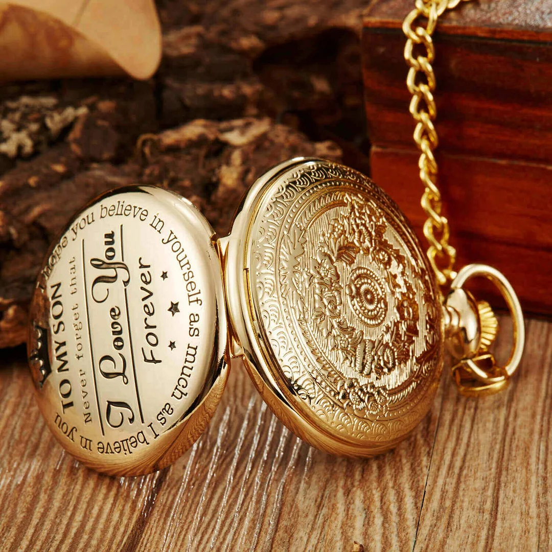 (🔥Last Day Promotion-SAVE 65% OFF)👦🏻Tο My Son Quartz Pocket Chain Watch-BUY 2 GET 15% OFF & FREE SHIPPING