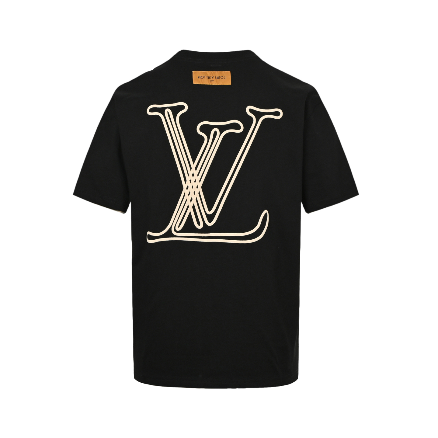 Louis Vuitton 25ss line logo foam print short sleeves
