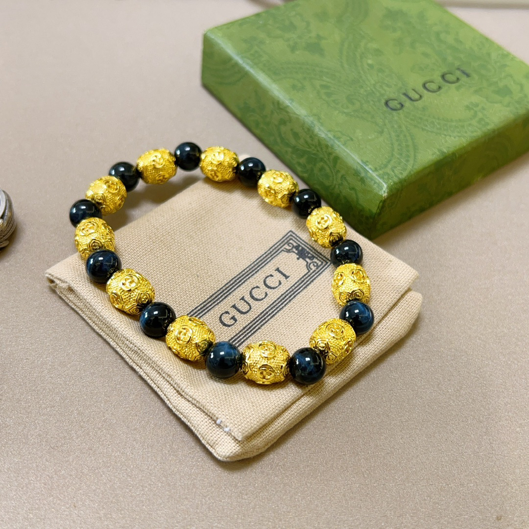 Gucci Blue Tiger Eye Bracelet