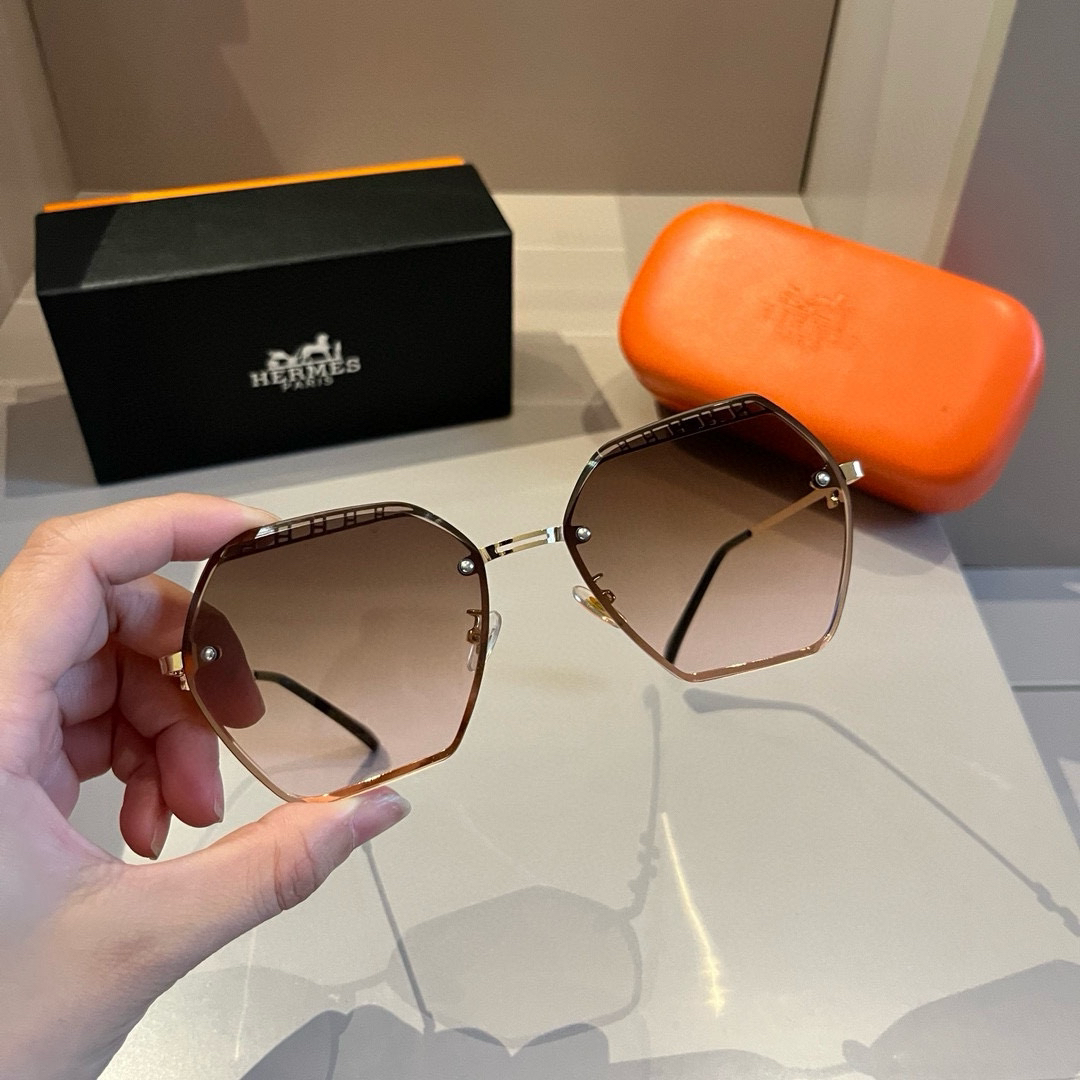 Hermes Square Frame Sunglasses