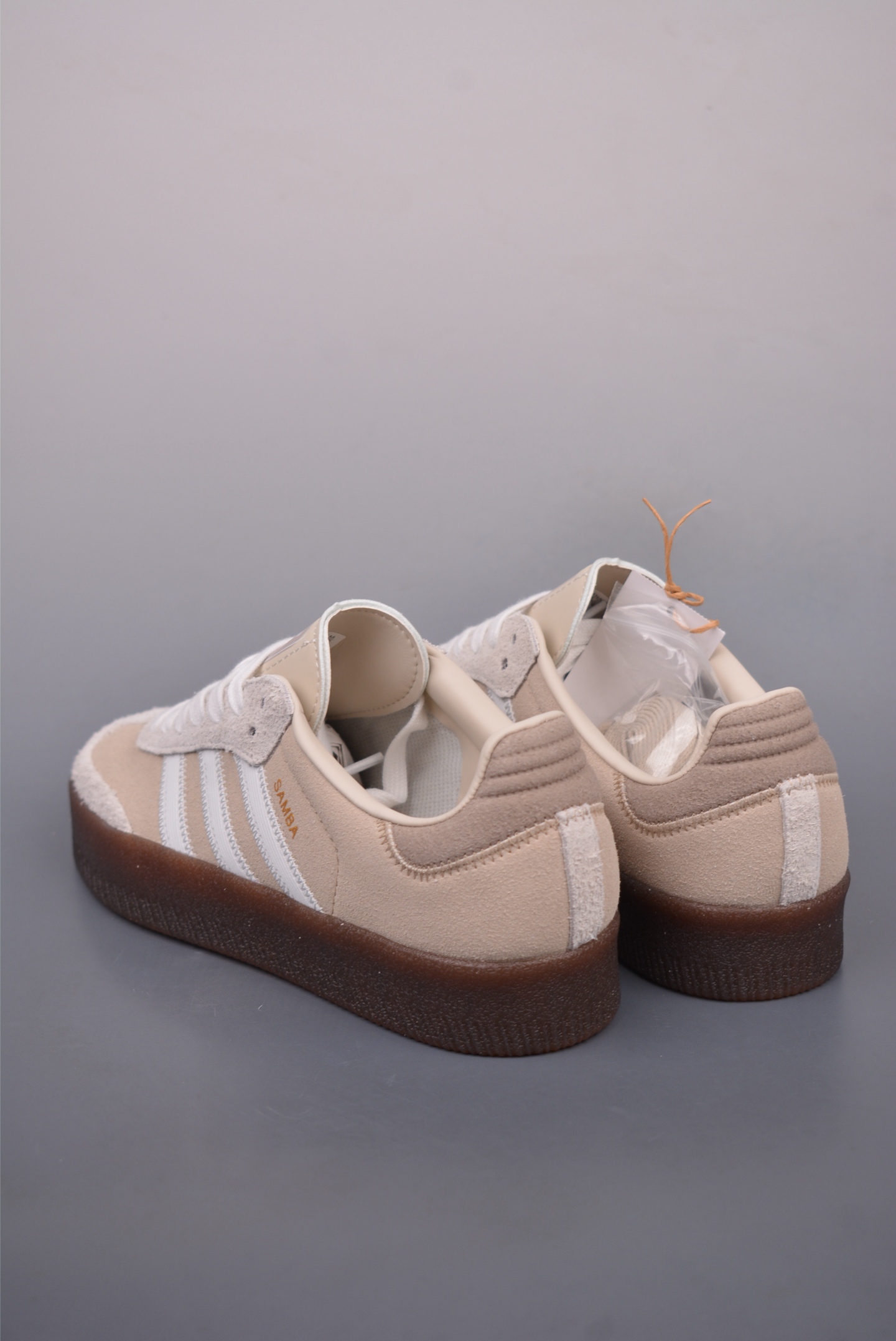 Adidas Originals Samba OG Grey White Brown JI3882