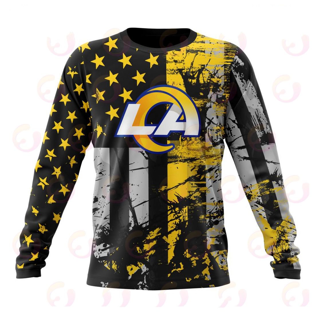 LOS ANGELES RAMS 3D HOODIE JERSEY FOR AMERICA