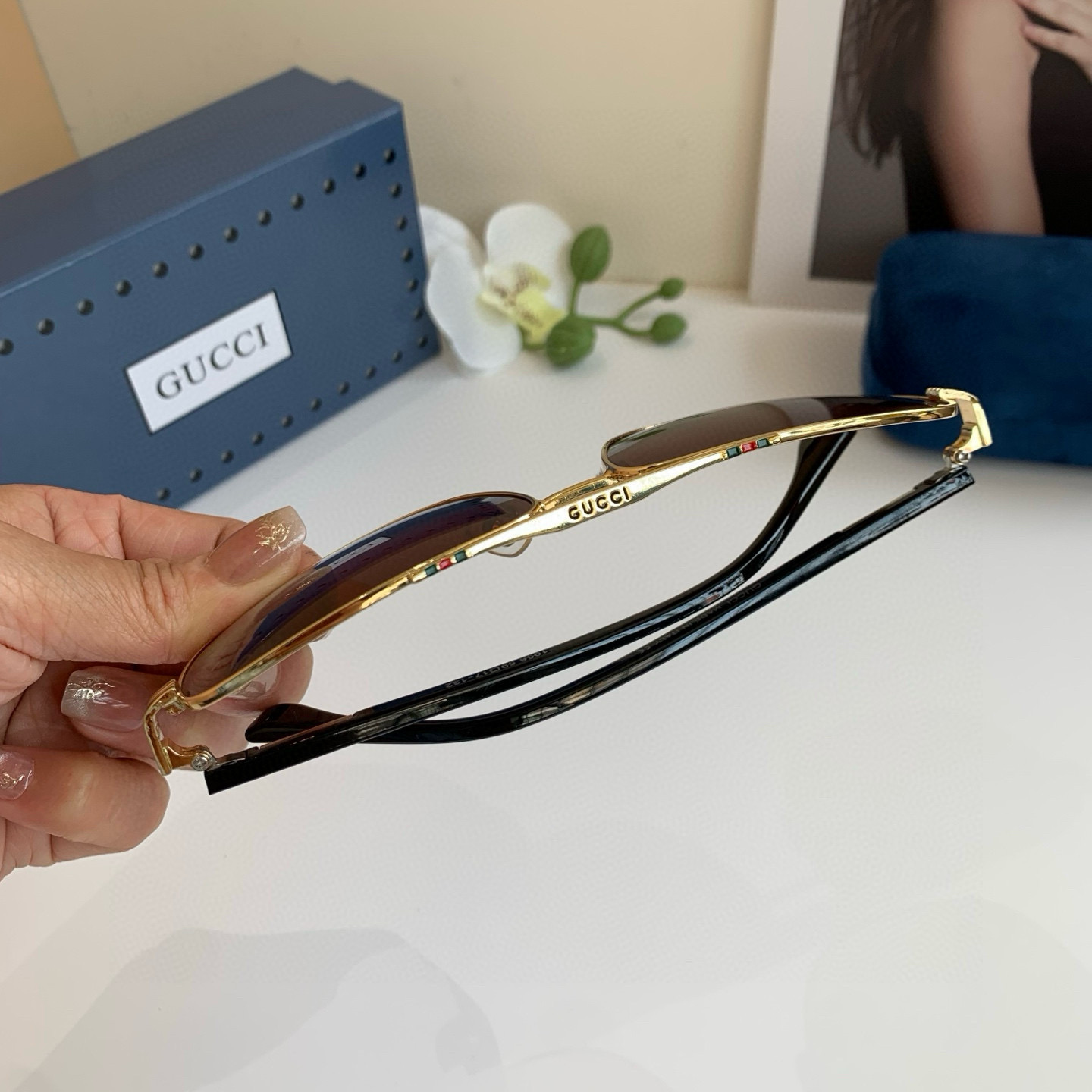 Gucci Round Frame Sunglasses