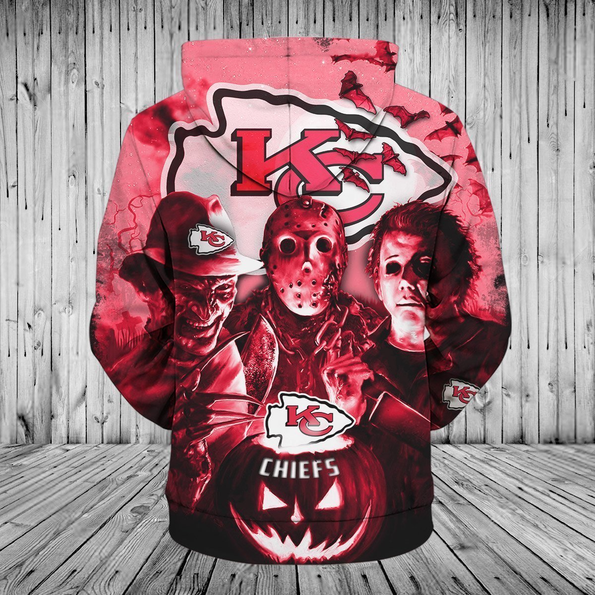 CHIEFS HOODIE HORROR MOVIE 3DHO10