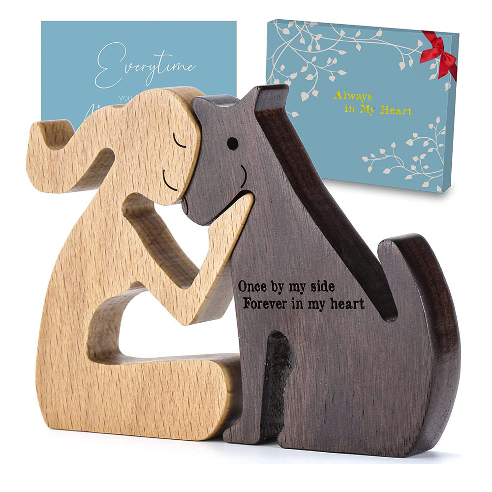💙Wooden Carving Dog Memorial Gifts - Remembrance Loss of Dog🐾