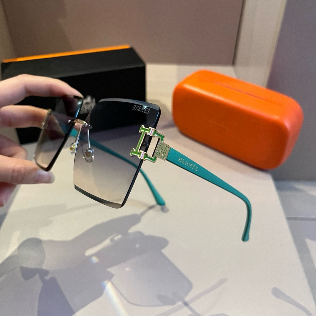 Hermes Square Frame Sunglasses