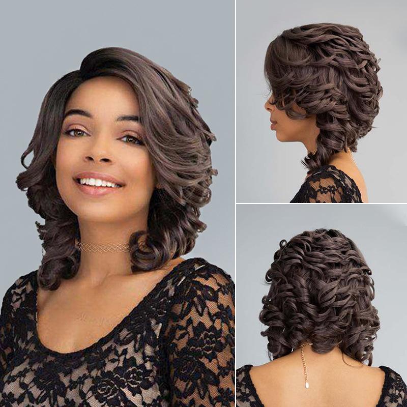 Women LunaWigs C35 Gorgeous Curly Soft Layered Shoulder Length