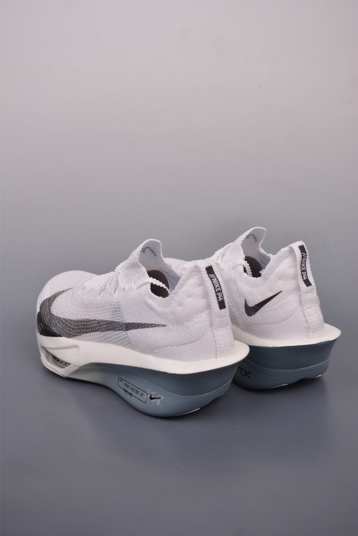 Nike Air Zoom Alphafly Next% 3 Proto Knitted White Black Hook Light Blue FD8311-101