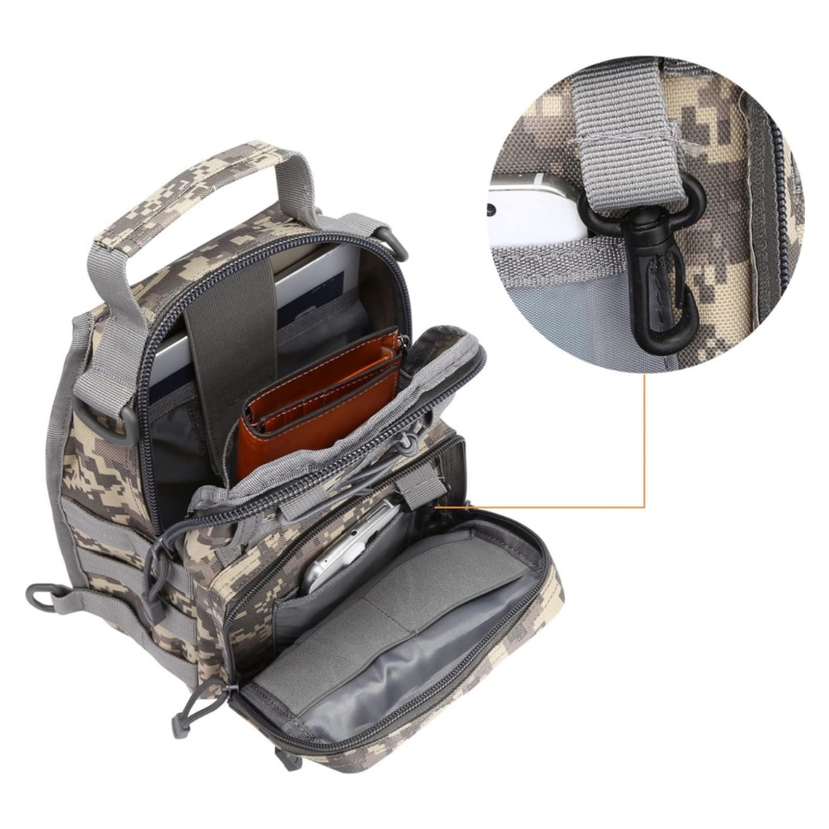 🎄Christmas Hot Sale🎄Multi-functional Sling Shoulder Tactical Bag Backpack for Every Day Carry