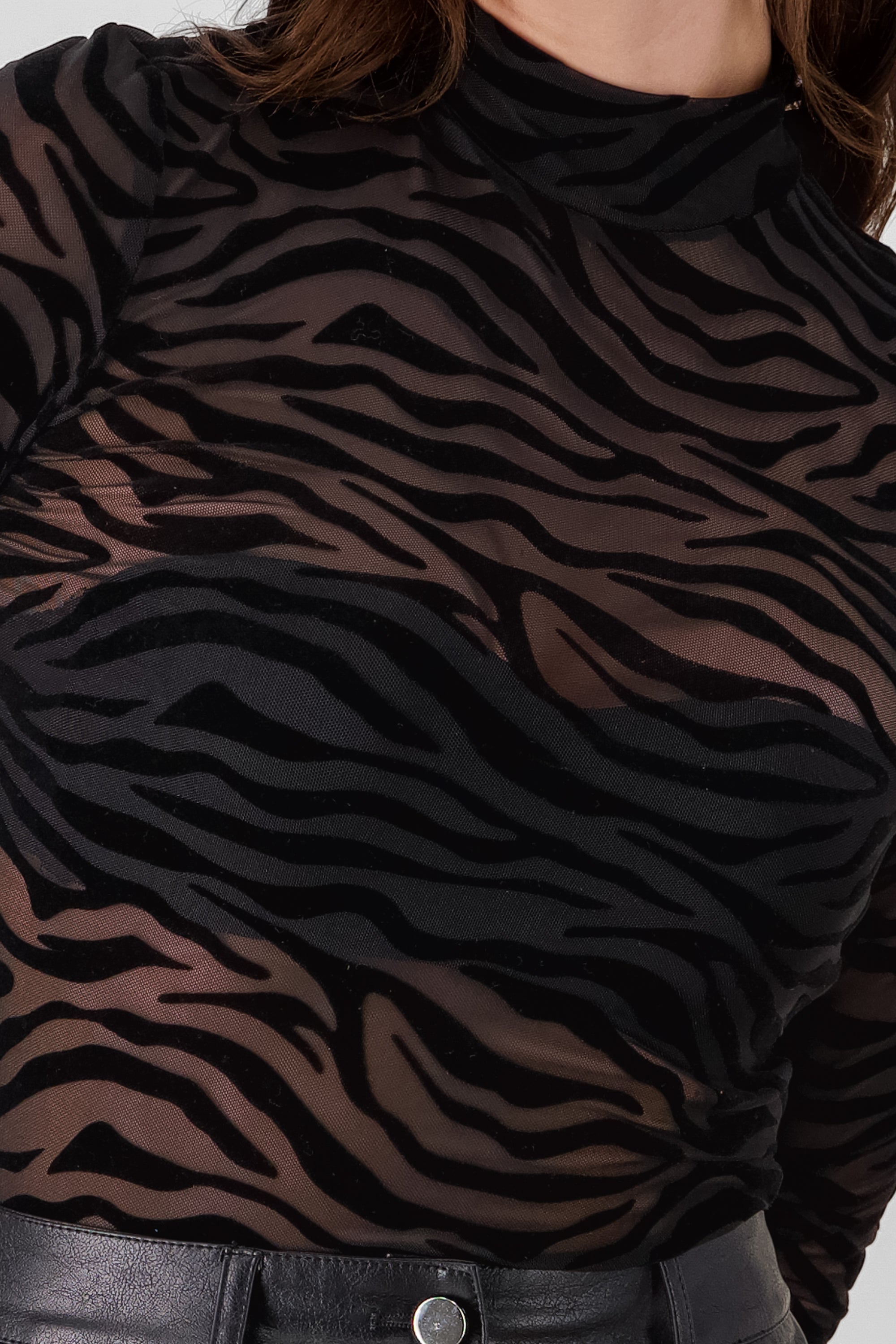 Flocked Bodysuit