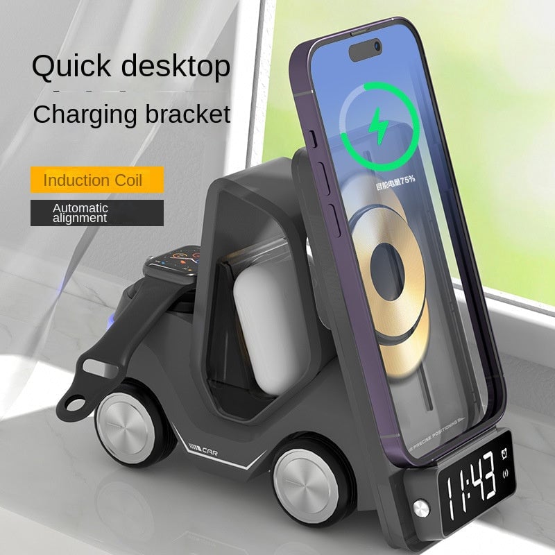 🎄Christmas Special Sale-[SAVE 50% OFF]-Ciosuinu Design Shop | New desktop 3-in-1 wireless fast charging bracket car shape--Limited Time Free Shipping