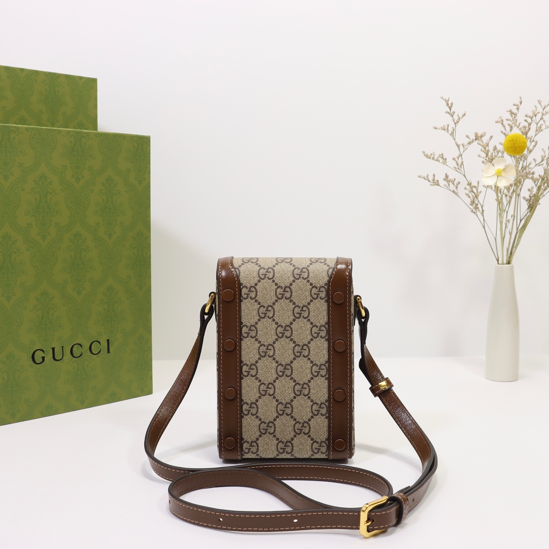 Gucci Horsebit 1955 series mini handbag 625615 92TCG 8563