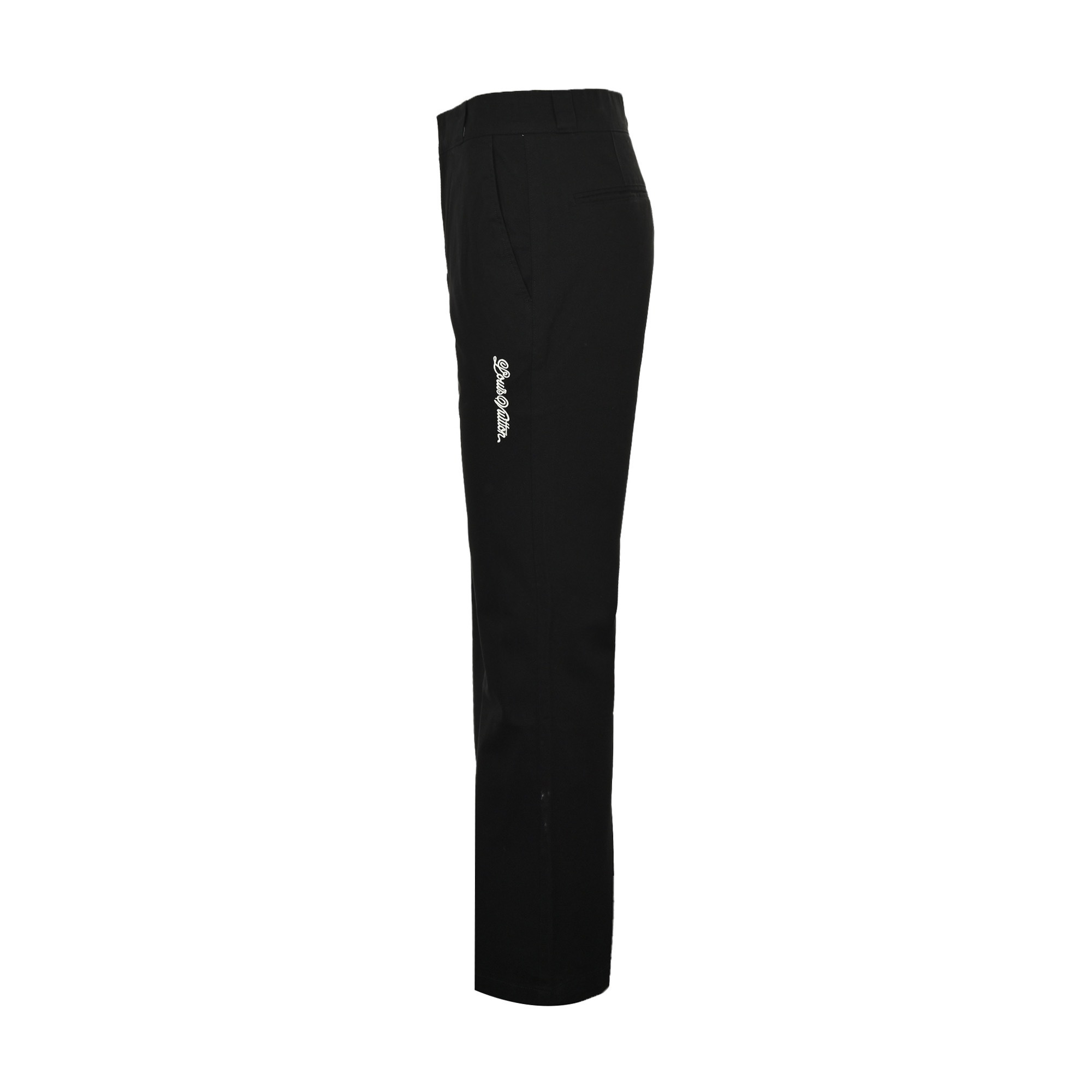 Louis Vuitton 25ss flared trousers with embroidered lettering on the back pockets