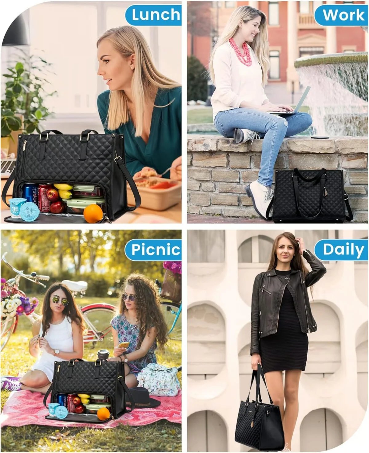 🔥Last Day SALE 70% OFF – 3 in 1 Lunch Tote Bag | ⏰