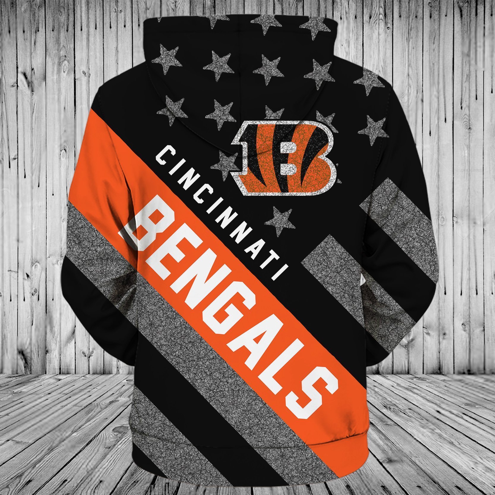 BENGALS 3D HOODIE FLAG53