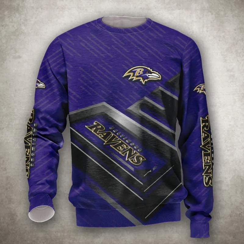 BALTIMORE RAVENS 3D HOODIE DK4374