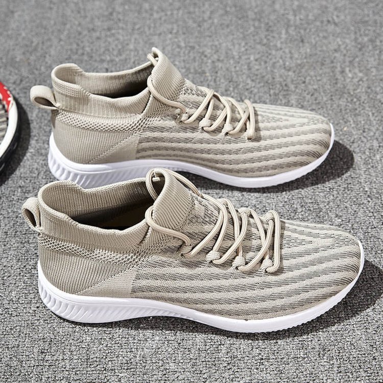 Men's Flying Woven Lace-Up Sneakers