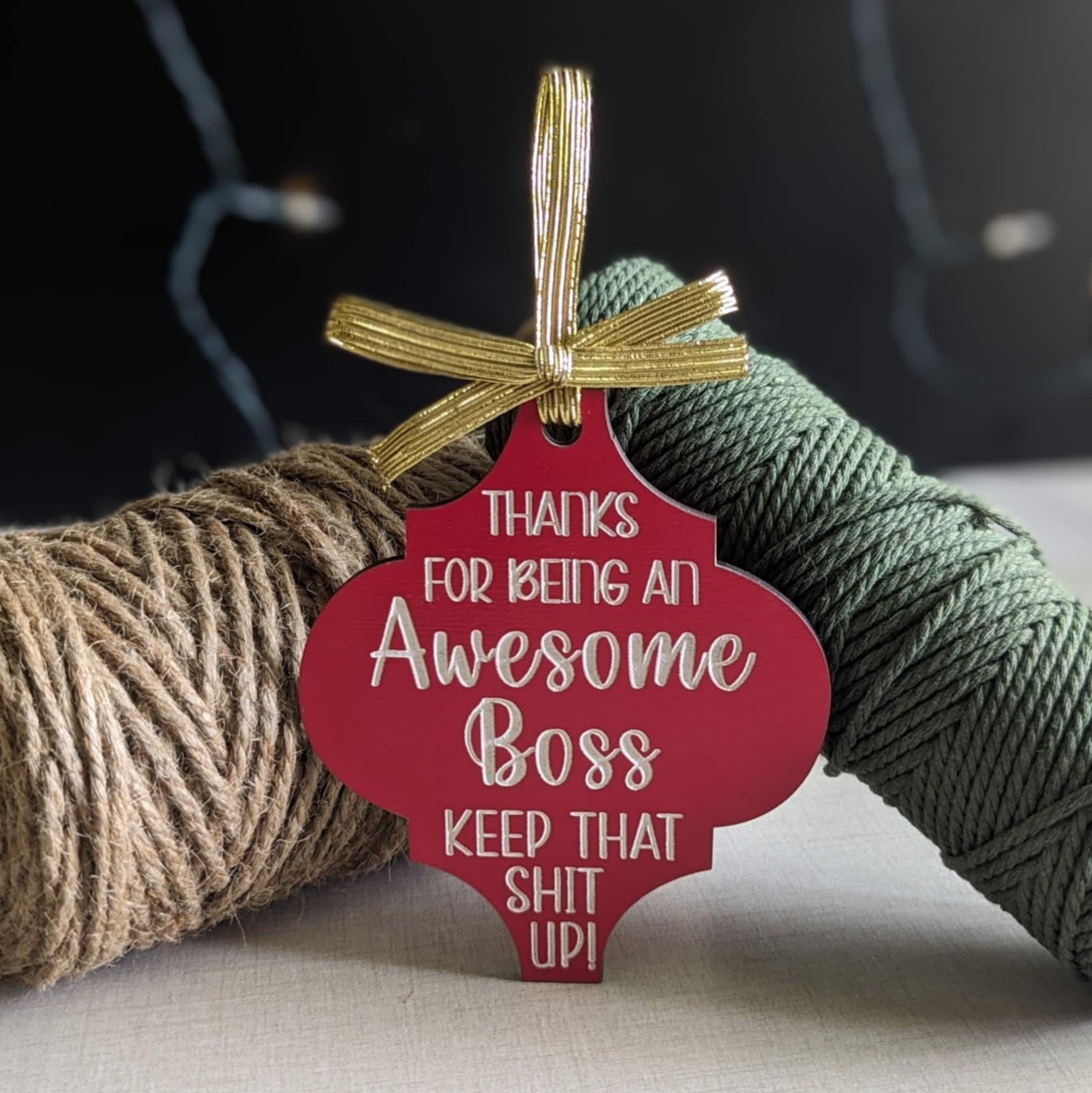 Christmas Ornament for Friends or coworkers