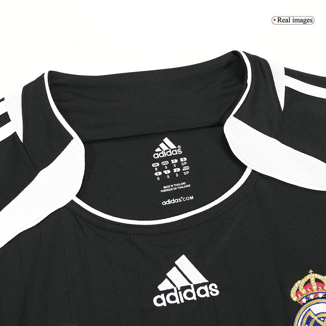 Retro Madrid Away Long Sleeve Football Shirt 2006/07