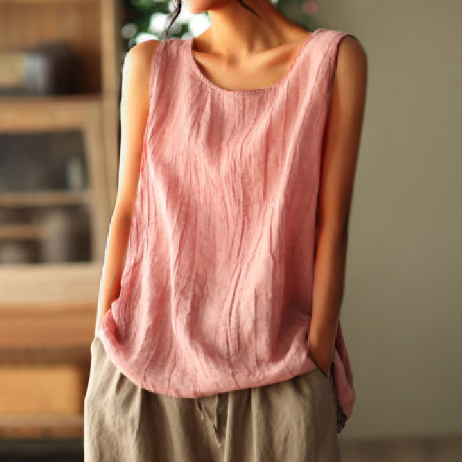 Solid Color Simple Sleeveless Tank Top