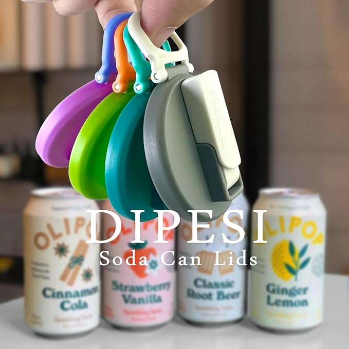 Promotion 49% off🔥 Silicone Straws Soda ​Can Covers（A set of 4pcs）