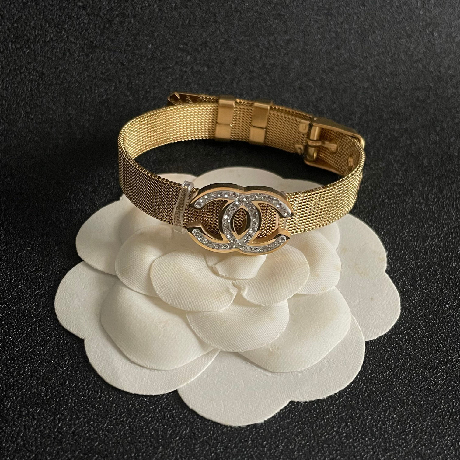 Chanel watch strap diamond bracelet