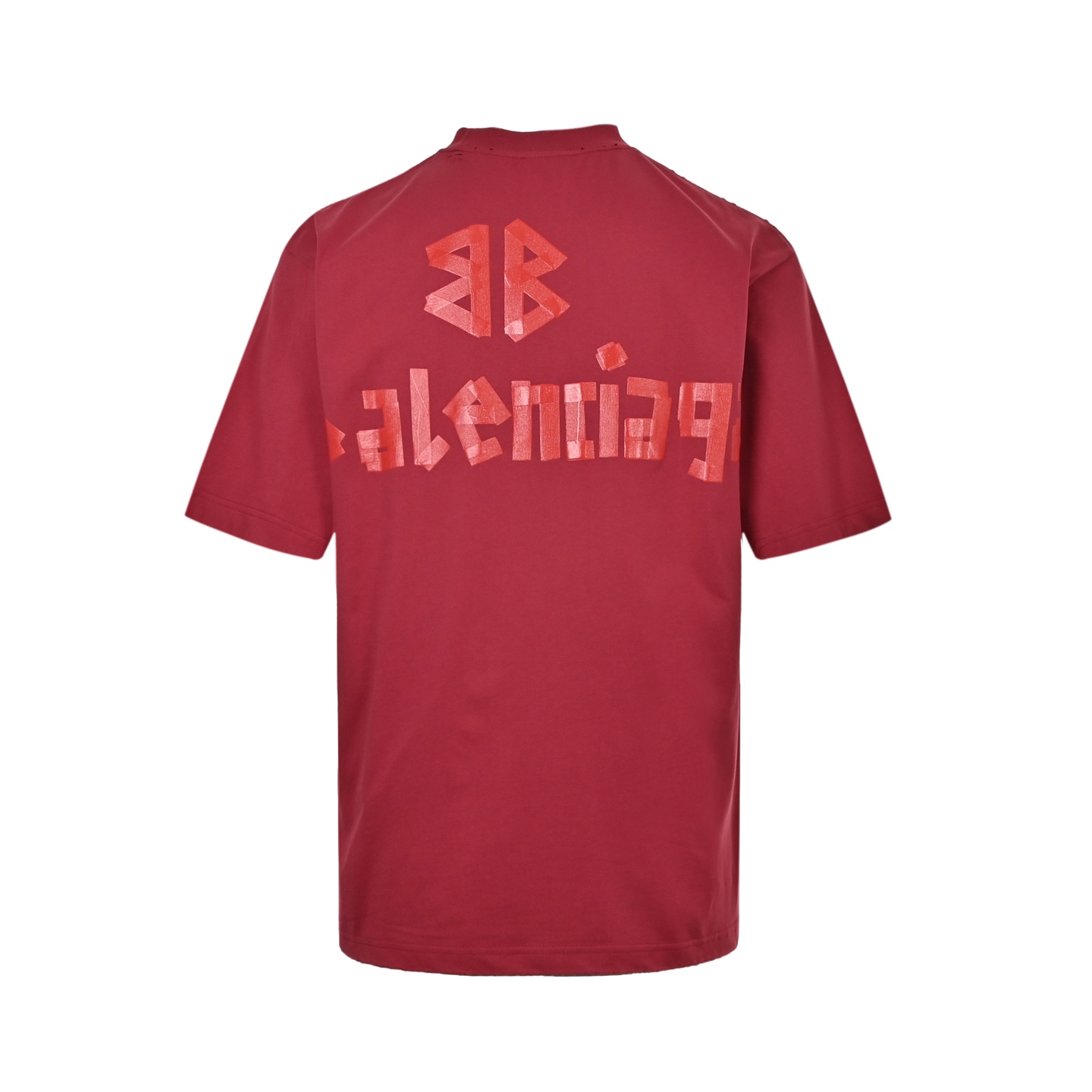 Balenciaga Masking Tape Printed Short Sleeve
