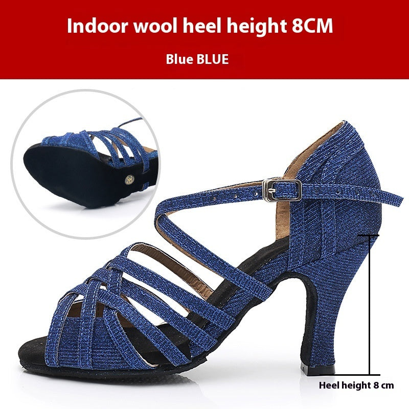 Fashionable High Heel Sandals with Soft Bottom for Women