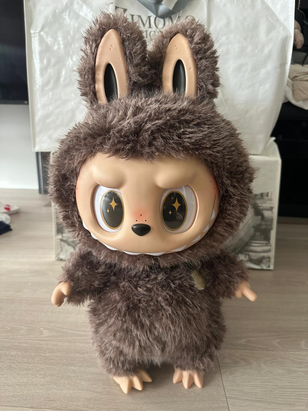 POPMART ZIMOMO LABUBU Vinyl Doll 58CM Plush I FOUND U Figure