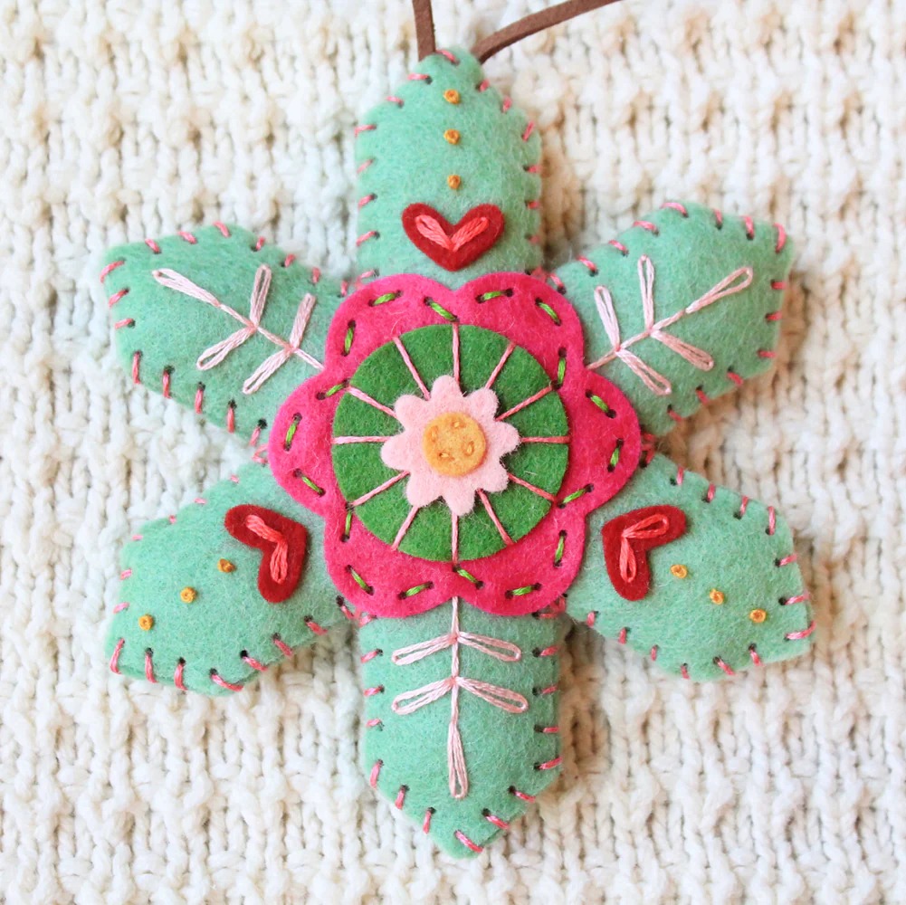🎄Early Christmas Sale - 50% OFF🔥Christmas Snowflake Felt Ornament/Ornament Kit