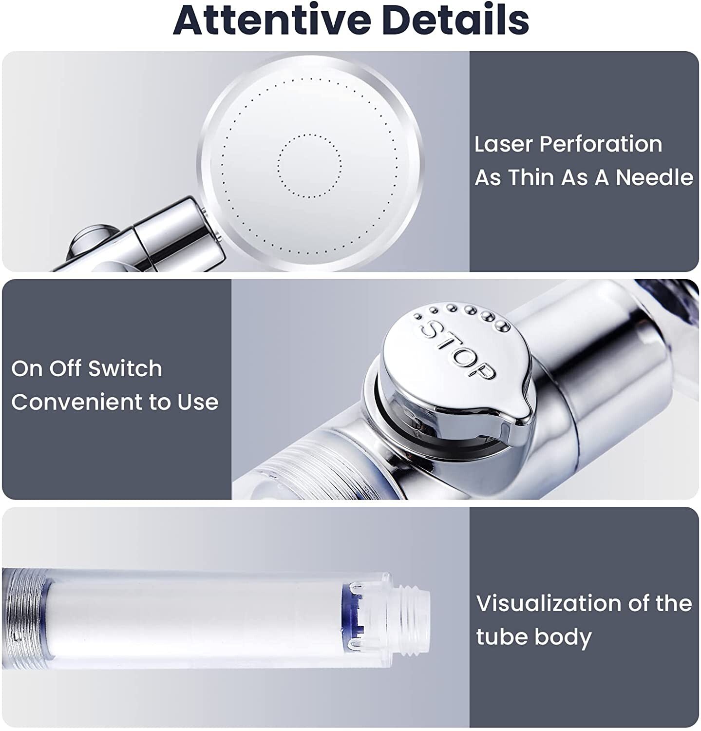 Hydro-Jet Turbo Shower head
