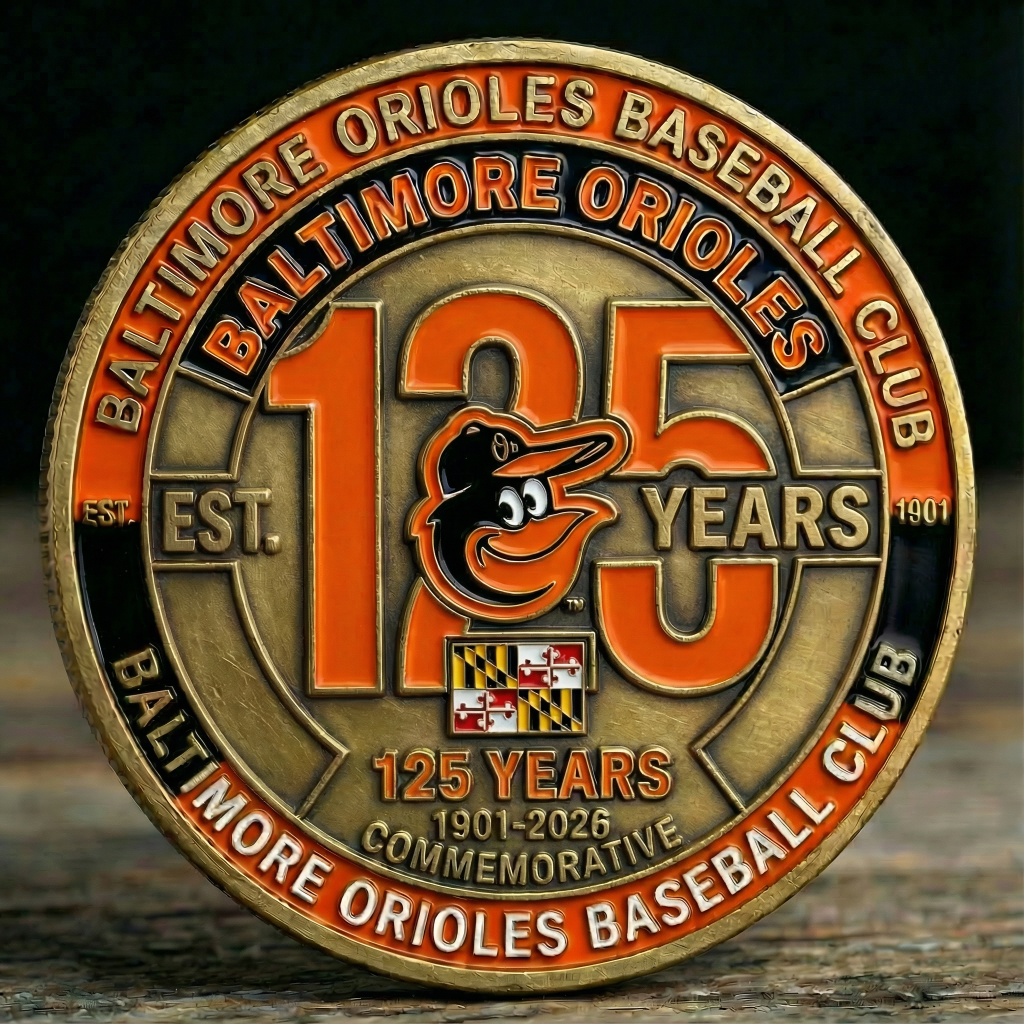 Baltimore Orioles 125th Anniversary Commemorative Coin