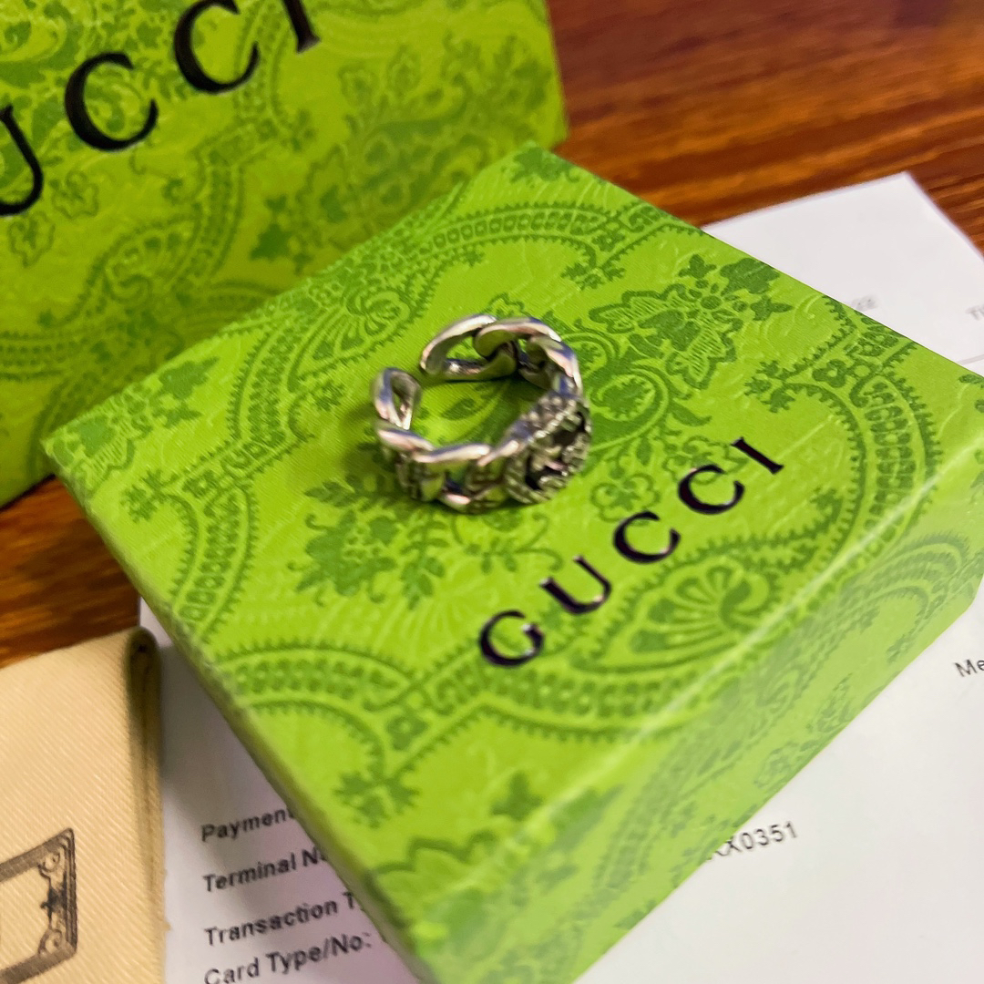 GUCCI GG chain ring