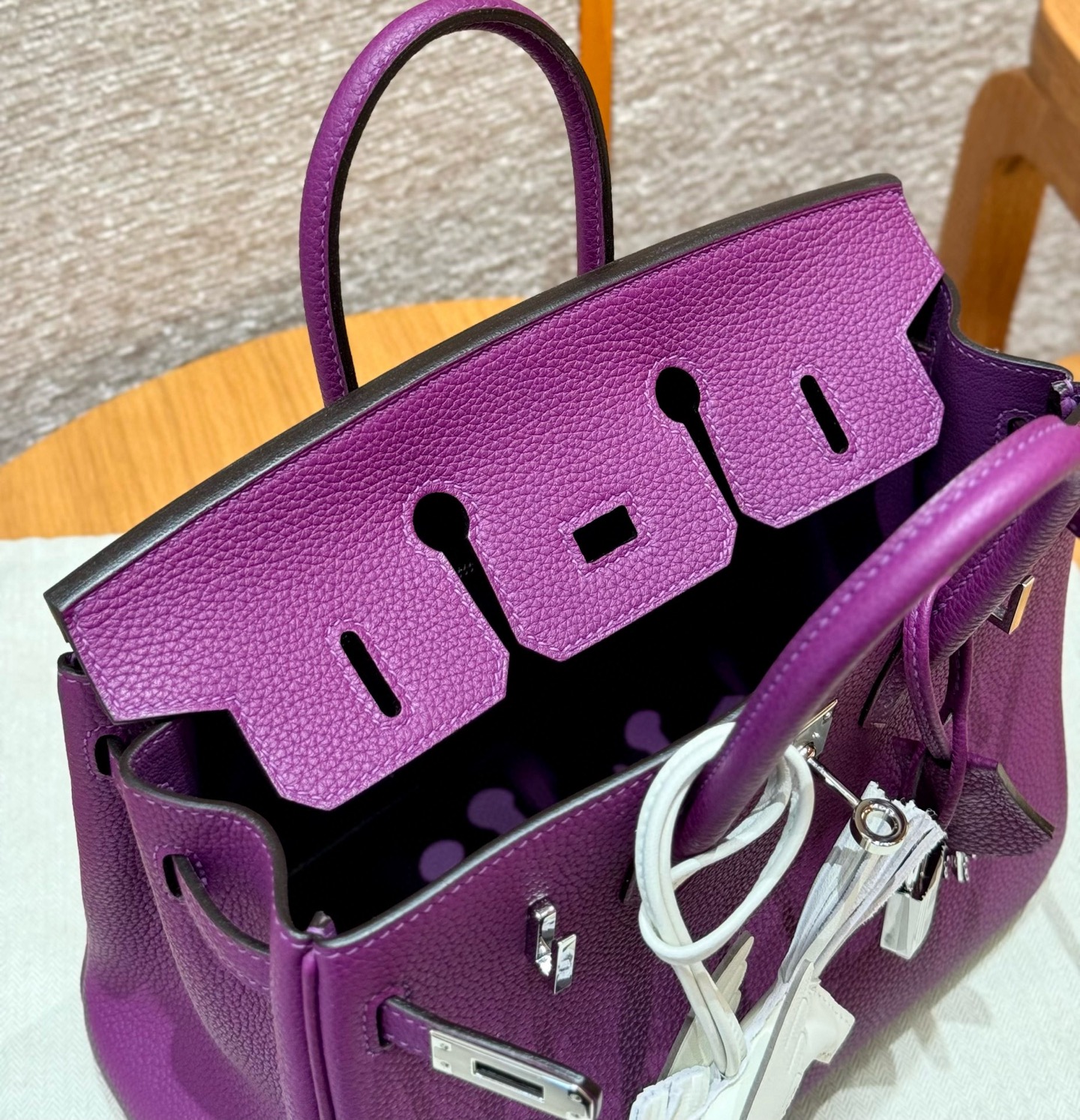 Hermes Birkin P9Anemone Handbag (Handmade to Order)